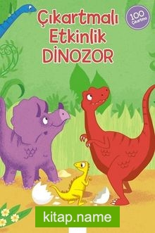 Çıkartmalı Etkinlik Dinozor