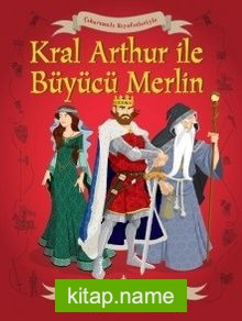 Çıkartmalı Kıyafetleriyle Kral Arthur ve Büyücü Merlin