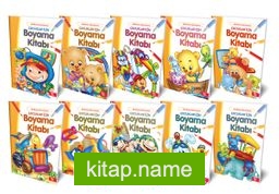 Çocuklar İçin Boyama Kitabı Seti (10 Kitap)