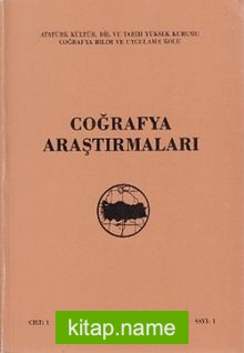 Coğrafya Araştırmaları Sayı:1