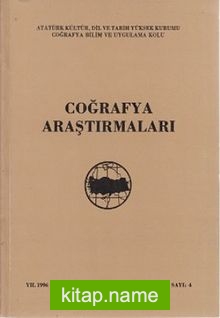 Coğrafya Araştırmaları Sayı:4