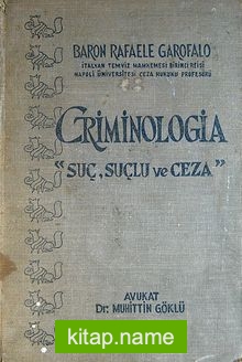 Criminologia Suç, Suçlu ve Ceza (5-D-26)