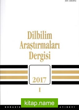 Dilbilim Araştırmaları Dergisi 2017/I