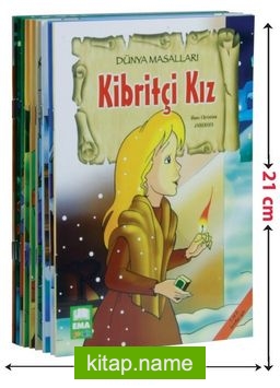 Dünya Masalları Seti 1. ve 2. Sınıflar İçin Eğik El Yazılı (10 Kitap Takım – Büyük Boy)