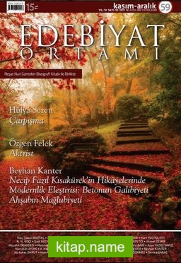 Edebiyat Ortamı Dergi Sayı:59 Kasım-Aralık 2017