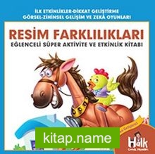 Eğlenceli Süper Aktivite Ve Etkinlik Kitabı Resim Farklılıkları