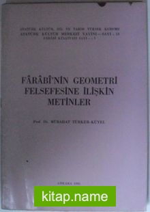 Farabi’nin Geometri Felsefesine İlişkin Metinler Kod: 12-E-22