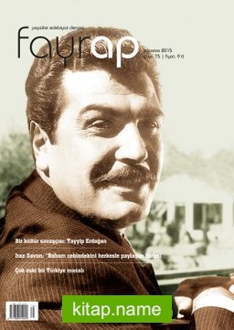 Fayrap Edebiyat Dergisi Ağustos 2015 Sayı:75