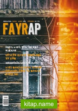 Fayrap Edebiyat Dergisi Ağustos  2018 Sayı:111