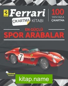 Ferrari Çıkartma Kitabı / En Güçlü Spor Arabalar