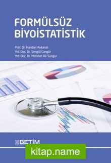 Formülsüz Biyoistatistik