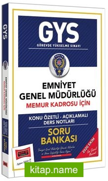 GYS Emniyet Genel Müdürlüğü Memur Kadrosu İçin Konu Özetli Soru Bankası