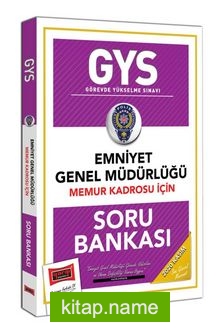 GYS Emniyet Genel Müdürlüğü Memur Kadrosu İçin Soru Bankası