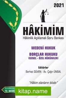 Hakimim Medeni Hukuk Borçlar Hukuku (Genel Hükümler- Özel Hükümler)