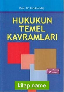 Hukukun Temel Kavramları (Faruk Andaç)