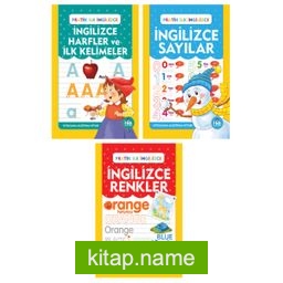 İngilizce Harfler, Sayılar ve Renkler Seti (3 Kitap)