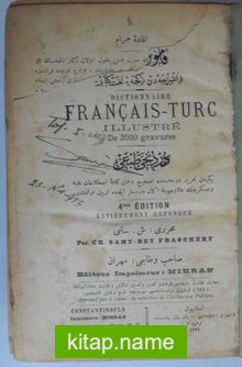 Kamus-u Fransevi / Fransızcadan Türkçeye Lugat Kitabı / 3000 Resim (Kod:11-B-5)