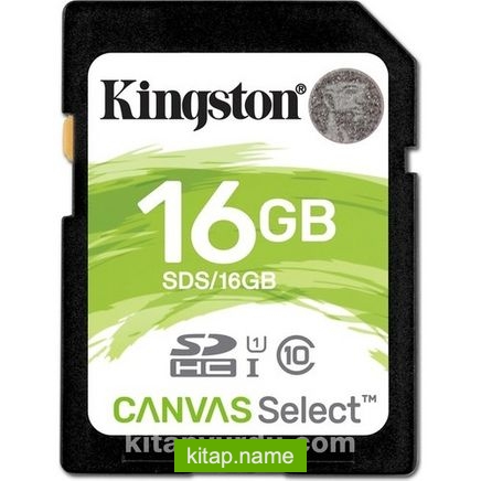 Kingston 16Gb Sdhc Canvas Select 80R Cl10 Uhs-I Card Sds/16Gb