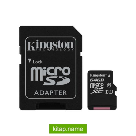 Kingston 64Gb Microsdxc Canvas Select 80R Cl10 Uhs-I Card + Sd Adapter Sdcs/64Gb