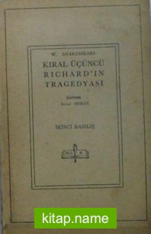 Kıral Üçüncü Richard’ın Tragedyası / 1-B-60