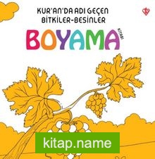 Kur’an’da Adı Geçen Bitkiler Besinler Boyama Kitabı