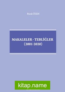 Makaleler-Tebliğler (2001-2020)