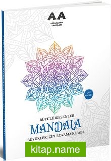 Mandala Büyülü Desenler Büyükler İçin Boyama Kitabı
