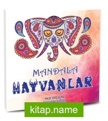 Mandala Hayvanlar Her Yaş için Boyama Kitabı