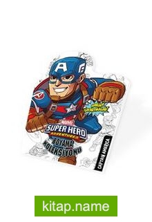 Marvel – Super Hero Adventures Boyama Koleksiyonu – Captaın Amerıca