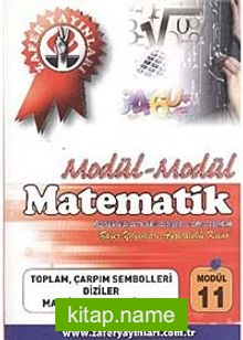 Matematik Modül -11 / Toplam, Çarpım Sembolleri, Diziler, Matris ve Determinant