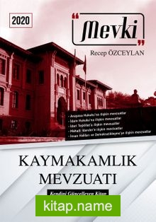 Mevki Kaymakamlık Mevzuatı