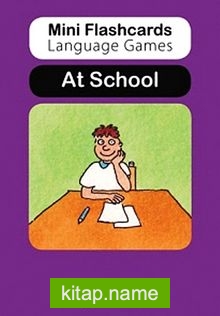 Mini Flashcards Language Games: At School (Pack of 40 Flashcards)