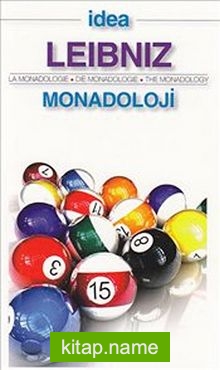 Monadoloji (Cep Boy) La Monadologie, Die Monadologie, The Monadology
