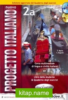 Nuovo Progetto Italiano 2a Edizione Aggiornata (Kitap ve Çalışma Kitabı+CD+CDROM) İtalyanca Orta Seviye (B1)