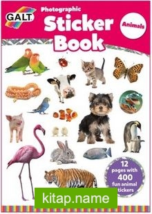 Photographic Sticker Book Animals / Gerçek Hayvan Resimli Çıkartma Kitabı (3+ Yaş)