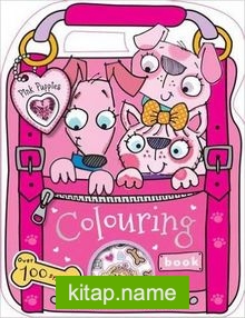 Pink Puppies Colouring Book