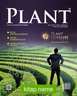 Plant Peyzaj ve Süs Bitkiciliği Dergisi Sayı:13 Eylül-Kasım 2014