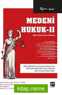 Reform Serisi Medeni Hukuk II (Eşya Hukuku – Miras Hukuku)