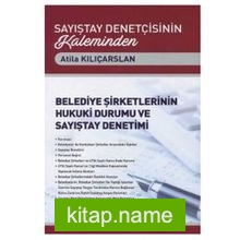 Sayıştay Denetçisinin Kaleminden Belediye Şirketlerinin Hukuki Durumu ve Sayıştay Denetimi