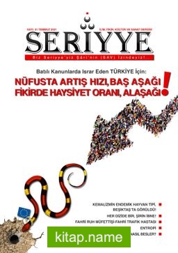 Seriyye İlim, Fikir, Kültür ve Sanat Dergisi Sayı:31 Temmuz 2021