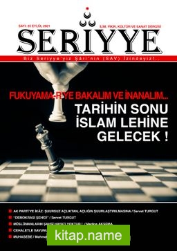 Seriyye İlim, Fikir, Kültür ve Sanat Dergisi Sayı:35 Eylül 2021