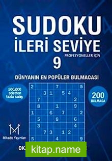 Sudoku İleri Seviye 9  Profesyoneller İçin