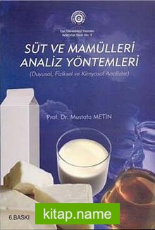 Süt ve Mamülleri Analiz Yöntemleri