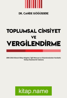 Toplumsal Cinsiyet ve Vergilendirme