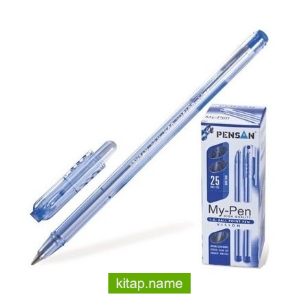 Tükenmez Kalem My-Pen 1.0 Mavi 2210 25’li