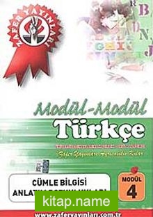 Türkçe Modül -4 / Cümle Bilgisi-Anlatım Bozuklukları