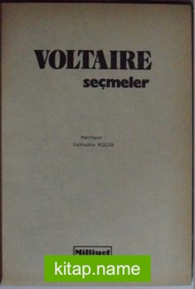 Voltaire-Seçmeler Kod: 6-D-46