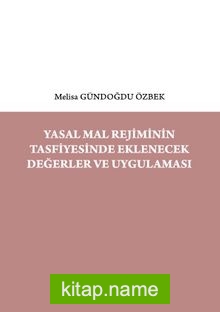 Yasal Mal Rejiminin Tasfiyesinde Eklenecek Değerler ve Uygulaması