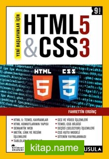 Yeni Başlayanlar İçin HTML5 – CSS3