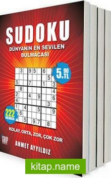 Yetişkinler İçin Sudoku (8 Kitap)